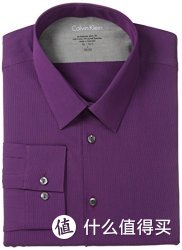 大码福利：Calvin Klein 男士 Slim-Fit Textured Button-Front 衬衫