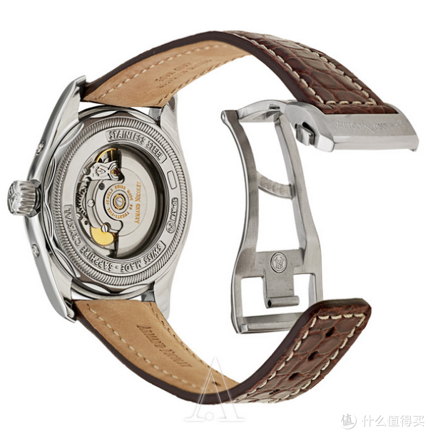 ARMAND NICOLET 爱莫尼克 M02系列 9642B-2-AG-P974MR2 男款机械腕表(月相、全日历)