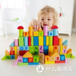 限移动端：Hape E8022 80粒益智积木 