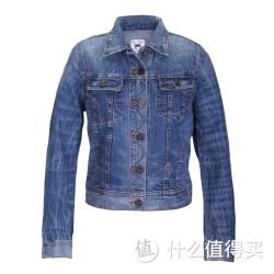 LEE 李 女款 蓝色时尚修身牛仔外套LBJ008D10215