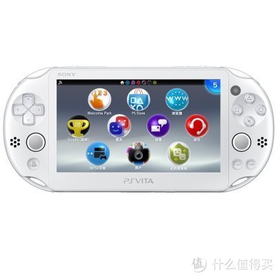 限地区：Sony 索尼 PlayStation Vita 掌上娱乐机套装 白色 PSV（掌机+8G记忆卡）