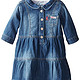 Levi's 李维斯 Baby-Girls Infant Delphie 牛仔连衣裙