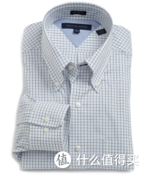 双重优惠：Tommy Hilfiger Tattersol 男士正装衬衫