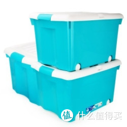 世家 多功能收纳箱 超值3个装52L蓝色 800100177