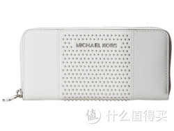 MICHAEL KORS Microstud Jet Set Center Stripe 女款真皮钱包