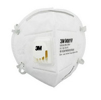 3M 自吸过滤式防颗粒物口罩带呼气阀9001V 耳戴式 3只装