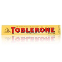 TOBLERONE 瑞士三角 牛奶巧克力含蜂蜜及巴旦木糖100g