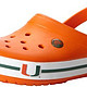 crocs 卡骆驰 Unisex Crocband U of Miami 中性洞洞鞋