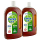 Dettol 滴露 消毒液1.8L两瓶实惠装+ 1.2L