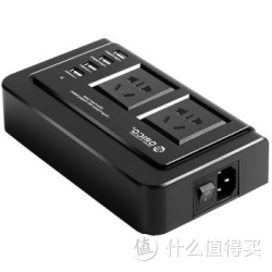 ORICO 奥睿科 OPC-2A4U-BK 4口USB智能数码充电排插  黑