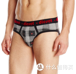 凑单品：DIESEL Andre Plaid 男款纯棉内裤