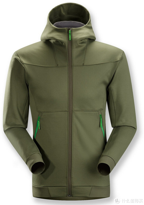 ARC'TERYX 始祖鸟 Straibo Hoody 男款带帽抓绒外套