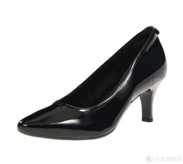 ROCKPORT 乐步 Comfort Craving Pilot Path 女款高跟鞋 黑色漆皮