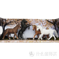 Schleich 思乐 马年产品系列-马到成功 情景包-群马 塑胶模型 S41373