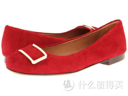 大码福利：COACH 蔻驰 翻毛皮平跟浅口鞋