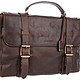 FRYE 弗莱Logan Antique Pull Up Flap Briefcase 男式公文包