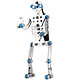 eitech 益智动手拼装模型玩具 Robot 闪光机器人