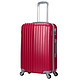 Carany 卡拉羊 CX8355-24玫瑰红 万向轮 男女pc箱行李箱旅行箱 24吋可托运拉杆箱