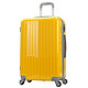 Carany 卡拉羊 CX8355-28绚丽黄 万向轮 男女pc箱行李箱旅行箱 28吋可托运拉杆箱