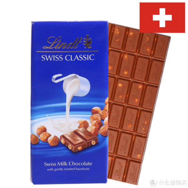 广东、福建:Lindt 瑞士莲 经典排装榛仁牛奶巧克力 100g