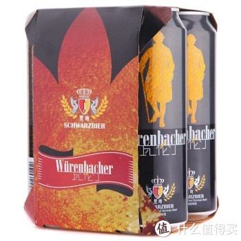Würenbacher 瓦伦丁 黑啤 500ml*4听