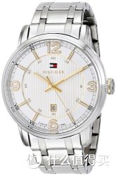 TOMMY HILFIGER 男士1710344 双色不锈钢腕表
