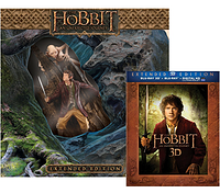 《霍比特人：意外之旅》 5碟加长版（2D+3D、含Bilbo+Gollum摆件）