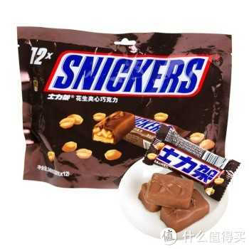 限华北：SNICKERS 士力架 花生夹心巧克力 240g