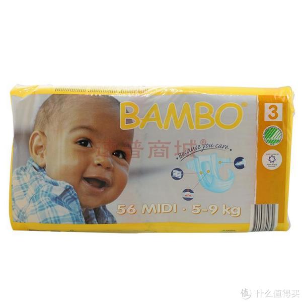 BAMBO 班博 3号 纸尿裤56片/包