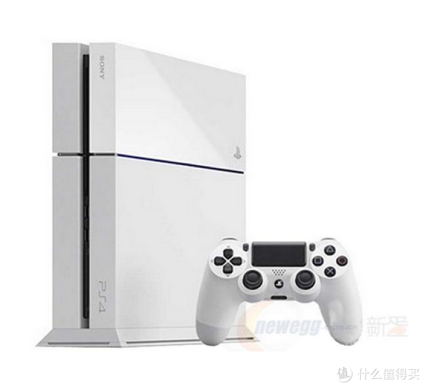 Sony 索尼 PlayStation 4 电脑娱乐机 黑/白色 (主机+手柄1个+2张游戏兑换卡)