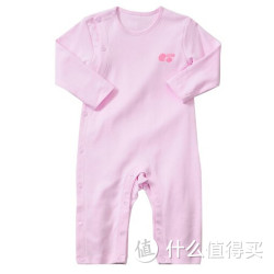 Bornbay 贝贝怡 婴儿肩斜开扣连体衣1002 淡粉86