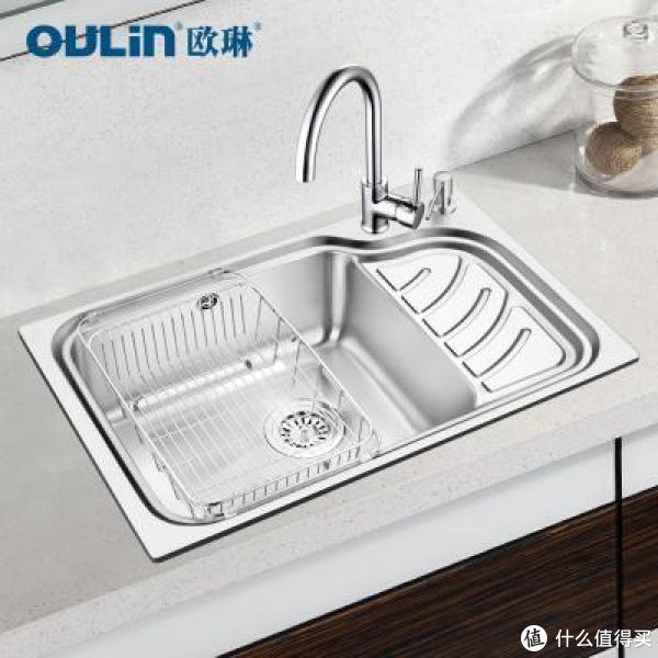 OULIN 欧琳 2102+OL-7502 不锈钢水槽套餐
