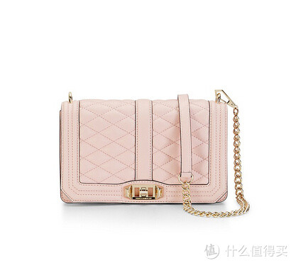 REBECCA MINKOFF Love 菱格纹女士单肩包