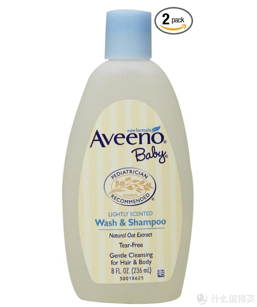 凑单品：Aveeno Baby Wash & Shampoo 婴儿洗发、沐浴二合一 236ML（两瓶装）