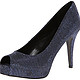 断码：Nine West 玖熙 Camya Fabric Platform Pump 女款鱼嘴高跟鞋