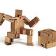 Areaware Cubebot Toy  Medium 魔方机器人