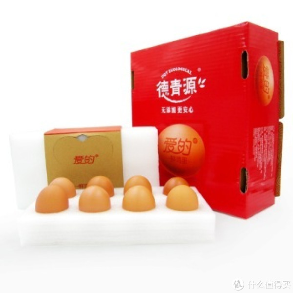 凑单品：德青源 爱的鲜鸡蛋 16枚/盒