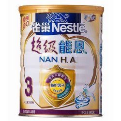 Nestle 雀巢 超级能恩 3段（1-3岁）配方幼儿配方奶粉 800克