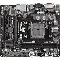 ASRock 华擎 FM2A68M-HD+ 主板（ AMD A68 / Socket FM2+ ）