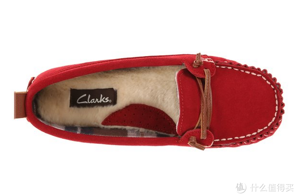 大码福利：Clarks 其乐 Moccasin 女款真皮休闲鞋