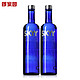 SKYY Vodka 深蓝(蓝天)伏特加酒 双响炮