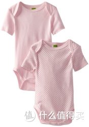 凑单品：Kushies Unisexbaby Newborn Everyday Mocha Layette 婴儿短袖连体衣（2件套）