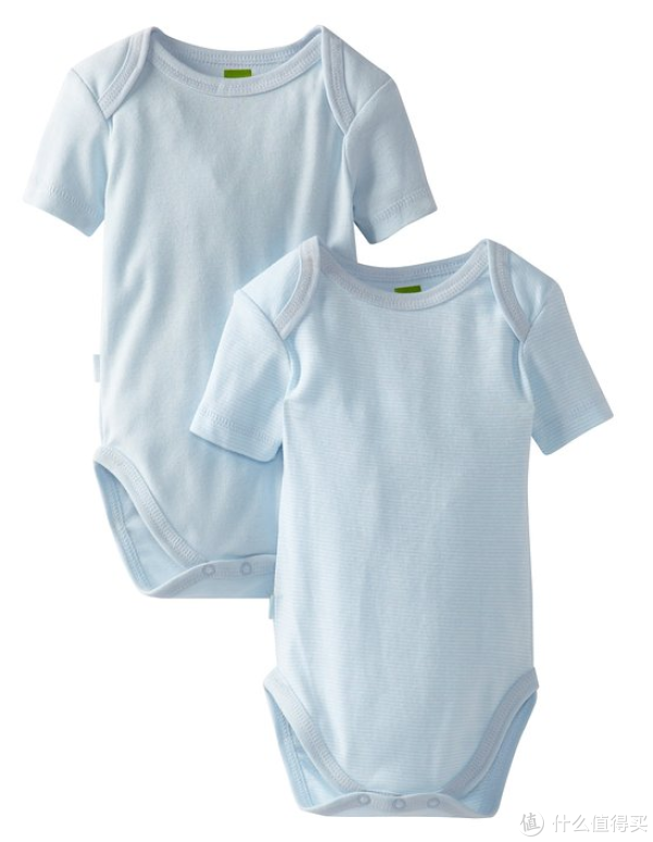 凑单品:Kushies Unisexbaby Newborn Everyday Mocha Layette 婴儿短袖连体衣(2件套)