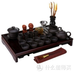 阳光飞歌 F0001 紫砂功夫茶具 实木茶盘 茶具套装 