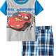 Disney 迪士尼 Baby-Boys Infant 2 Piece Cars Plaid 男童夏装两件套