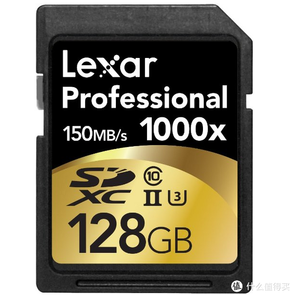 Lexar 雷克沙 Professional 1000x USH-II/U3 128GB 高速SD卡（读取150M/s、写入95M/s）