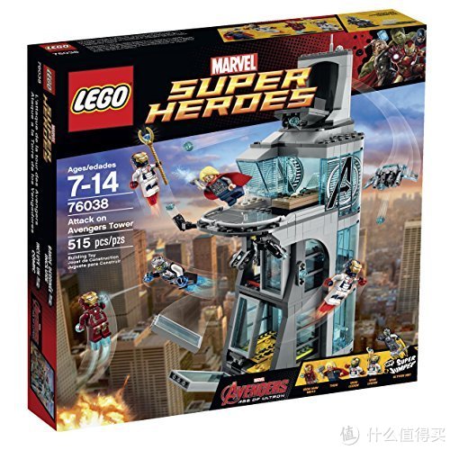 LEGO 乐高 76038 Attack on Avengers Tower 袭击妇联大厦