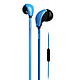 iFrogz 爱蛙Coda Buds眼镜蛇 入耳式 音乐耳机 个性 时尚 耳塞 手机耳机 带麦 蓝色