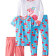 Gerber 嘉宝 Little Girls' 4 Piece Cotton Pajamas