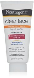 Neutrogena 露得清 Clear Face面部防晒乳SPF55 85G